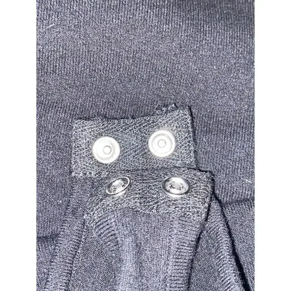 NWOT Good American Women's Size 0 Black Long Sleeve One Piece Bodysuit - Picture 4 of 6